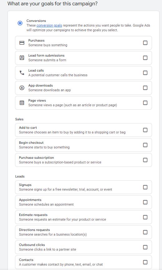 Set up new campaign expert mode