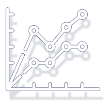 Two Line Graph Icon